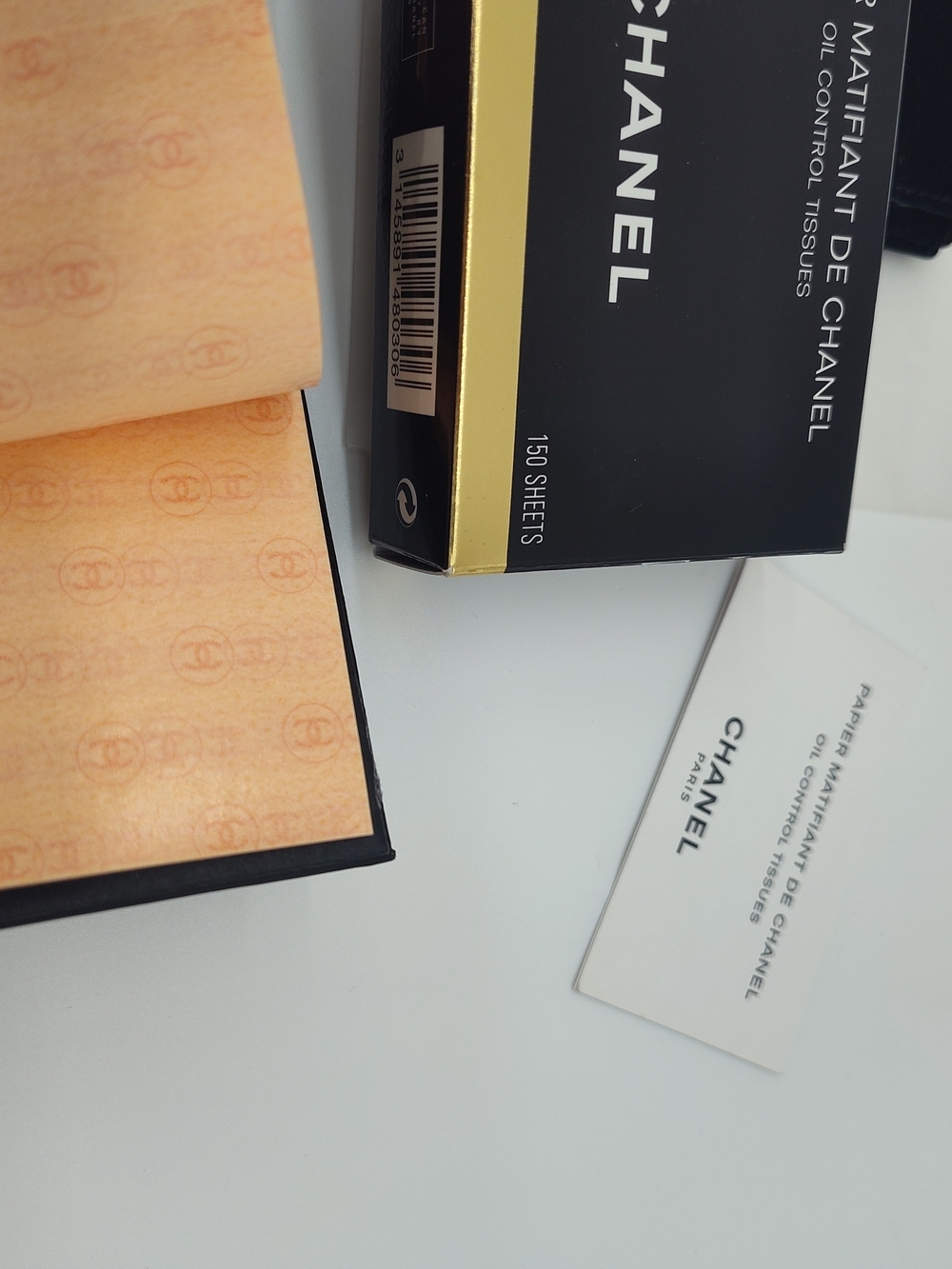 CHANEL Papier Matifiant Oil Control Tissues Japan Import Complete Set NWT RARE - Picture 9 of 11